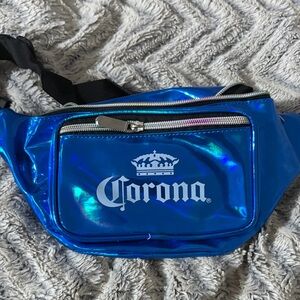 Corona Iridescent Blue Belt Bag